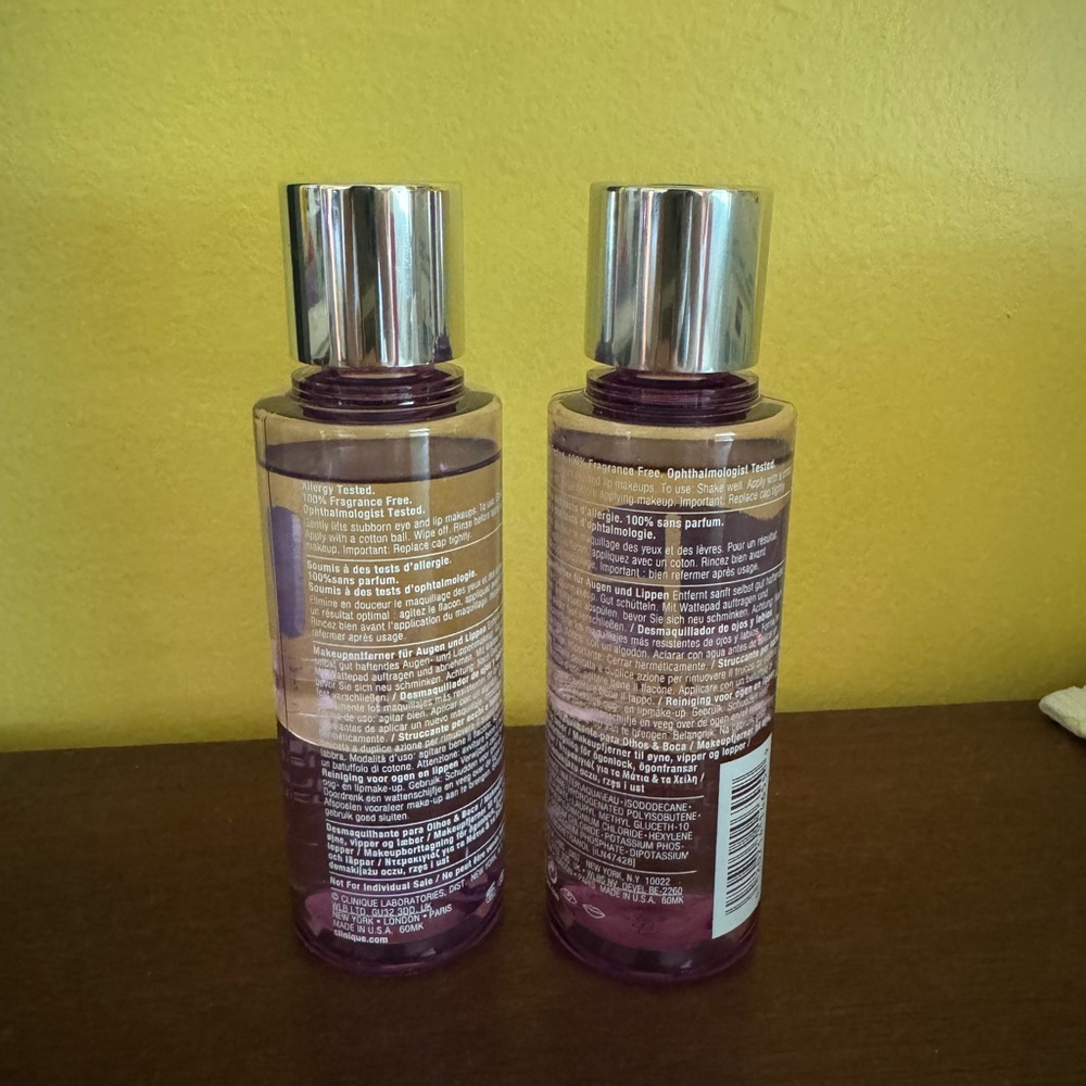 NWT Clinique SET OF 2 Take The Day Off Makeup Remover For Lids, Lashes & Lips - Picture 5 of 5